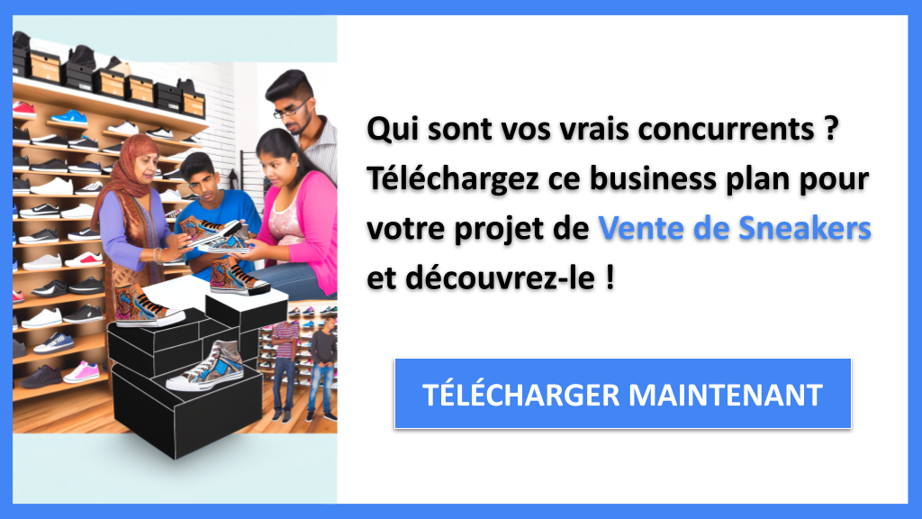 Exemple Business Plan pour Vente de Sneakers - Étude de la Concurrence Vente de Sneakers- CTA1