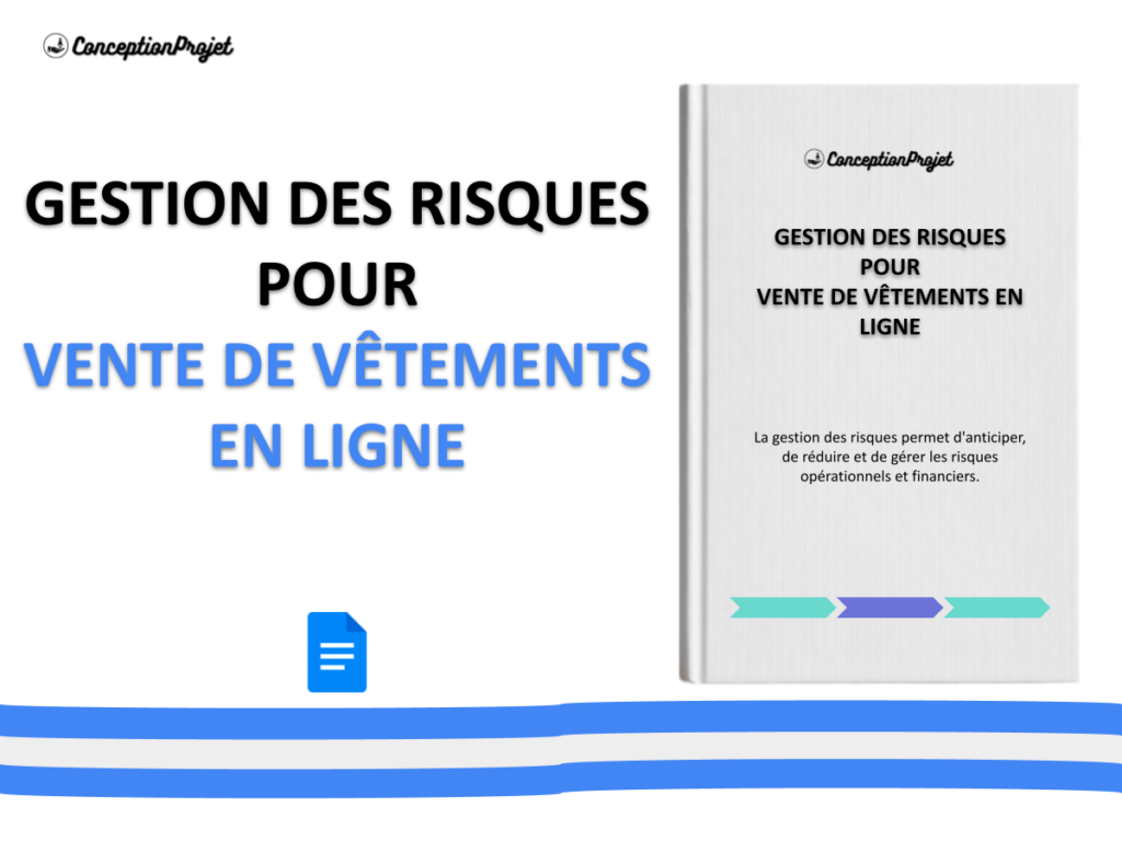 Pourquoi anticiper les risques dans un projet de Vente de Vêtements en Ligne ? 2 Gestion des Risques Vente de Vetements en Ligne Cover