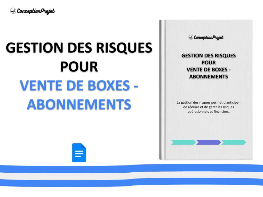 Gestion des Risques Vente de boxes Abonnements Cover