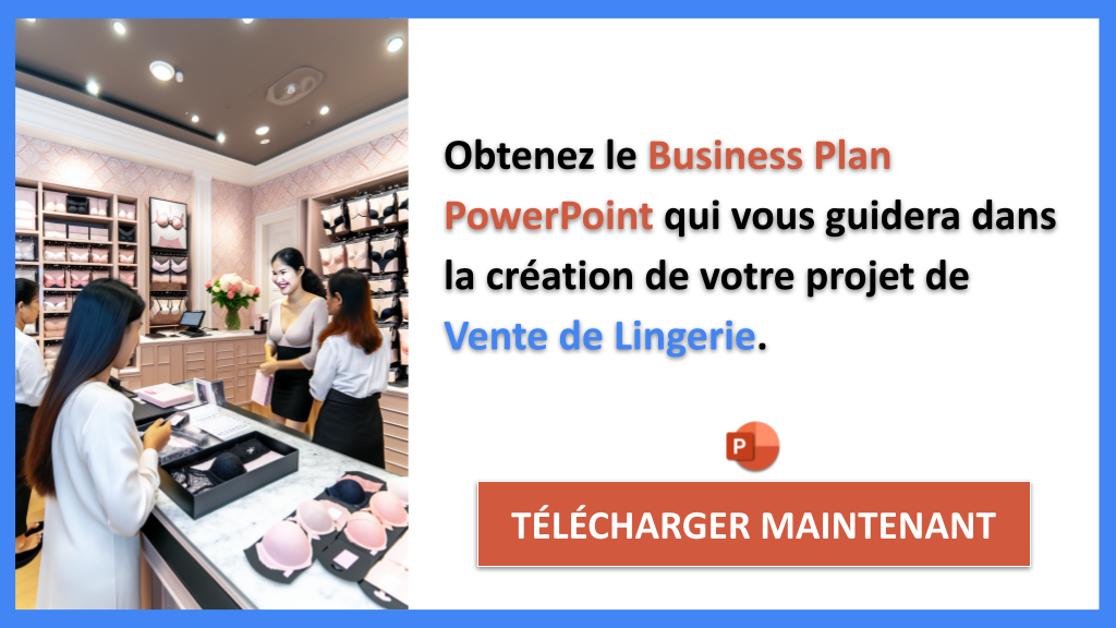 Exemple Business Plan pour Vente de Lingerie - Vente de Lingerie Guide de Création- CTA2