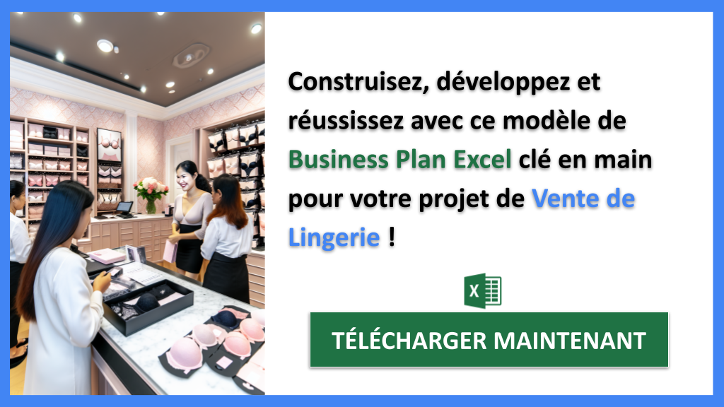 Exemple Business Plan pour Vente de Lingerie - Vente de Lingerie Guide de Création- CTA3