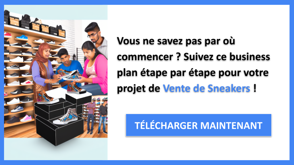 Comment lancer une activité de Vente de Sneakers ? Guide de Création détaillé 6 Exemple Business Plan pour Vente de Sneakers - Vente de Sneakers Guide de Création- CTA1