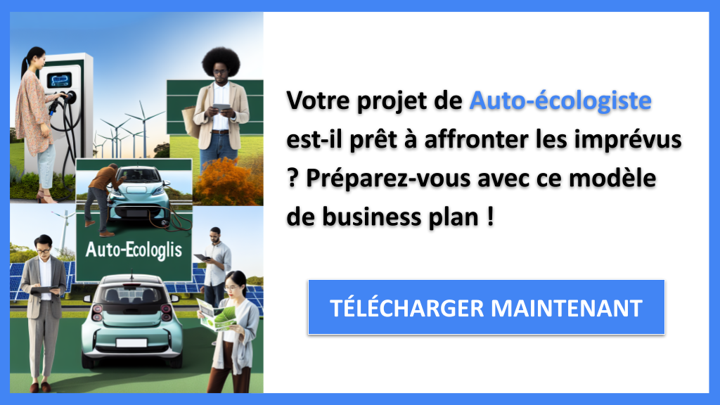 Exemple Business Plan pour Auto-écologiste - Gestion des Risques Auto-écologiste- CTA1