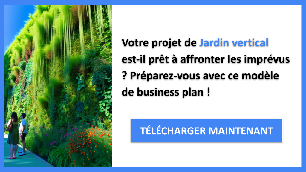 Exemple Business Plan pour Jardin vertical - Gestion des Risques Jardin vertical- CTA1