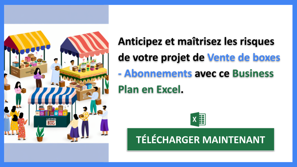 Exemple Business Plan pour Vente de boxes - Abonnements - Gestion des Risques Vente de boxes - Abonnements- CTA2