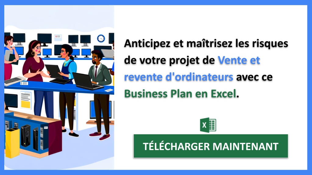 Exemple Business Plan pour Vente et revente d'ordinateurs - Gestion des Risques Vente et revente d'ordinateurs- CTA2