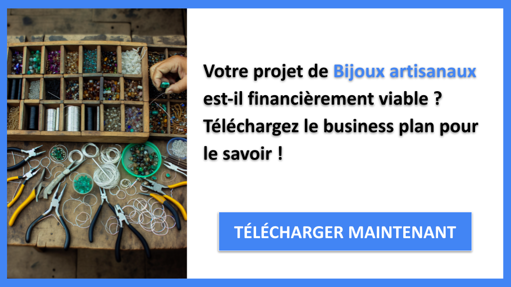 Exemple Business Plan pour Bijoux artisanaux - Bijoux artisanaux Plan financier Exemple- CTA1