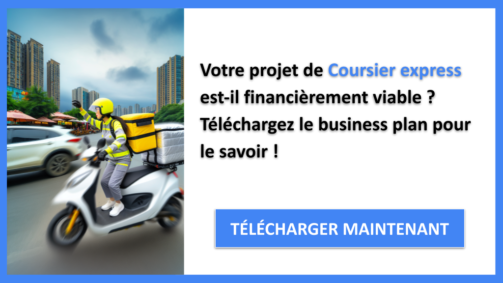 Exemple Business Plan pour Coursier express - Coursier express Plan financier Exemple- CTA1