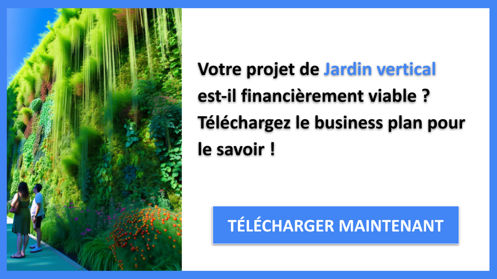 Exemple Business Plan pour Jardin vertical - Jardin vertical Plan financier Exemple- CTA1