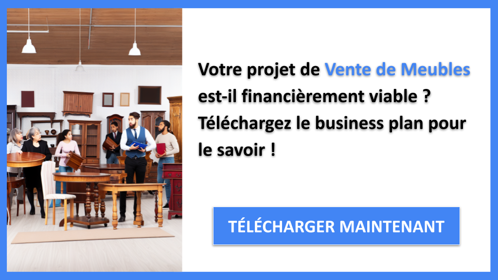 Exemple Business Plan pour Vente de Meubles - Vente de Meubles Plan financier Exemple- CTA1