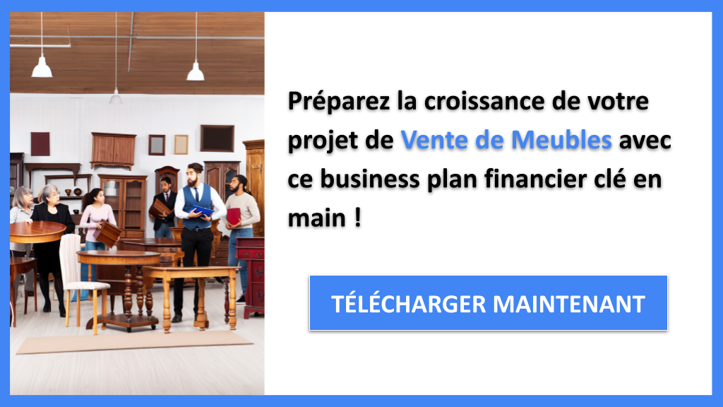 Exemple Business Plan pour Vente de Meubles - Vente de Meubles Plan financier Exemple- CTA3