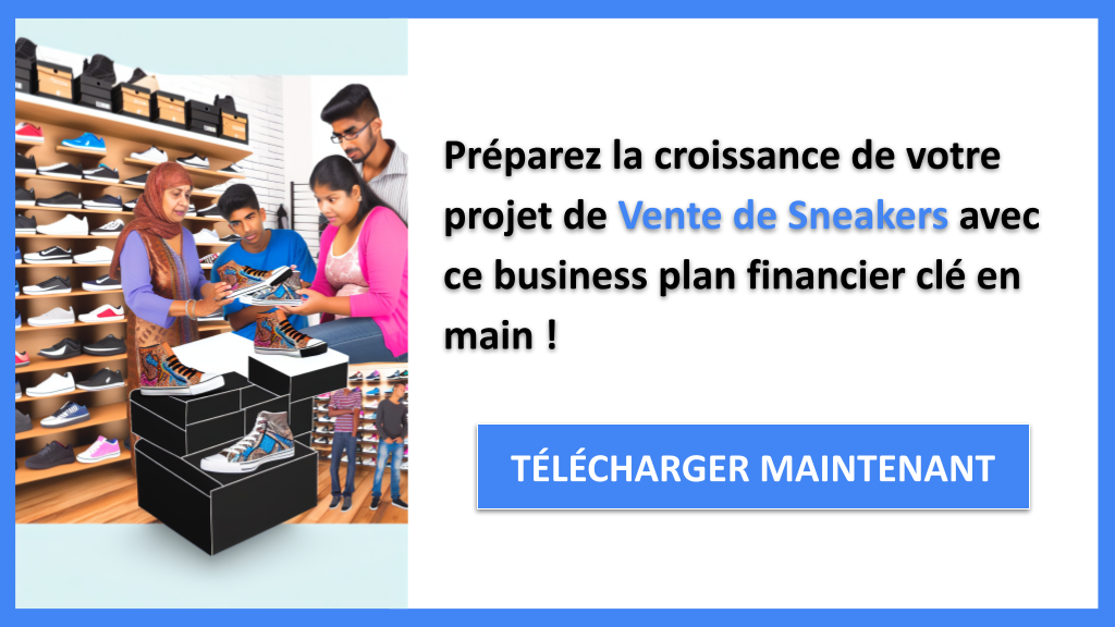 Exemple Business Plan pour Vente de Sneakers - Vente de Sneakers Plan financier Exemple- CTA3