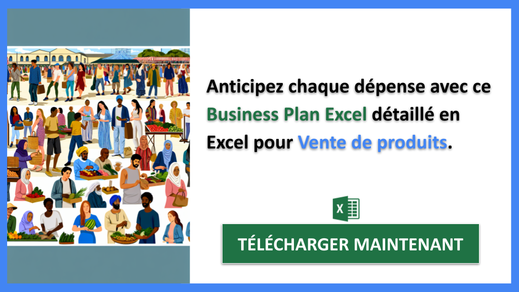 Exemple Business Plan pour Vente de produits - Vente de produits Plan financier Exemple- CTA2