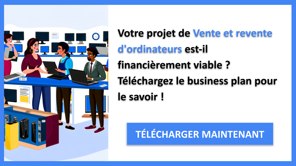 Exemple Business Plan pour Vente et revente d'ordinateurs - Vente et revente d'ordinateurs Plan financier Exemple- CTA1