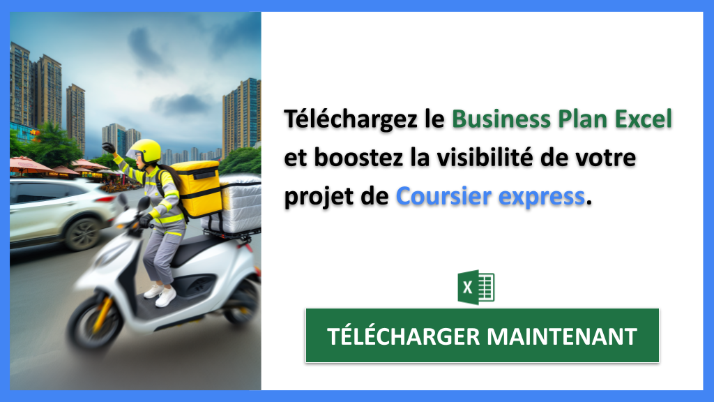 Exemple Business Plan pour Coursier express - Plan Marketing Coursier Express- CTA2