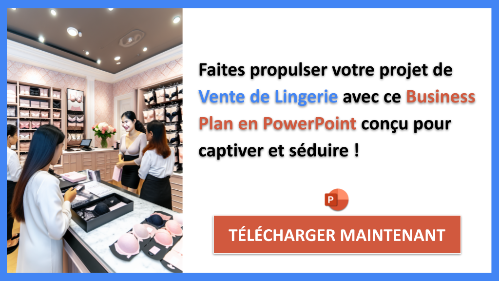 Exemple Business Plan pour Vente de Lingerie - Plan Marketing Vente de Lingerie- CTA3