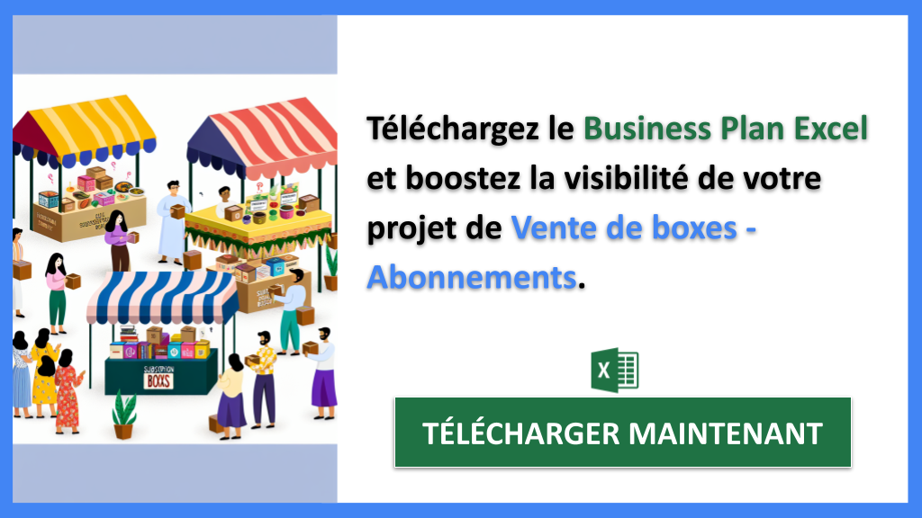 Exemple Business Plan pour Vente de boxes - Abonnements - Plan Marketing Vente de Boxes - Abonnements- CTA2