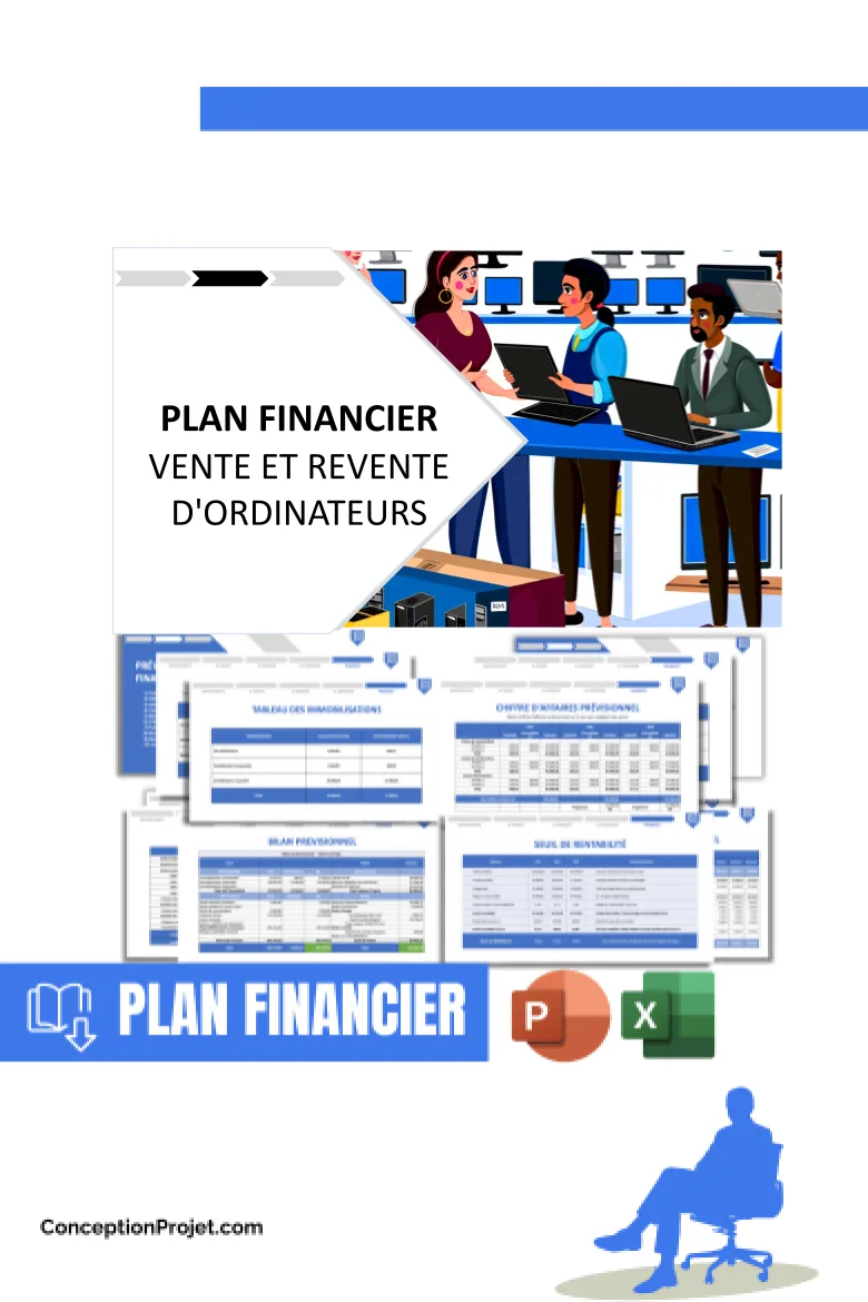 Coût de vente et revente d'ordinateurs : budget 2026 complet 5 Plan financier pour Vente et revente d'ordinateurs - Coût Vente revente ordinateurs