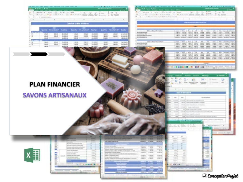 Savons artisanaux Plan financier Exemple Cover