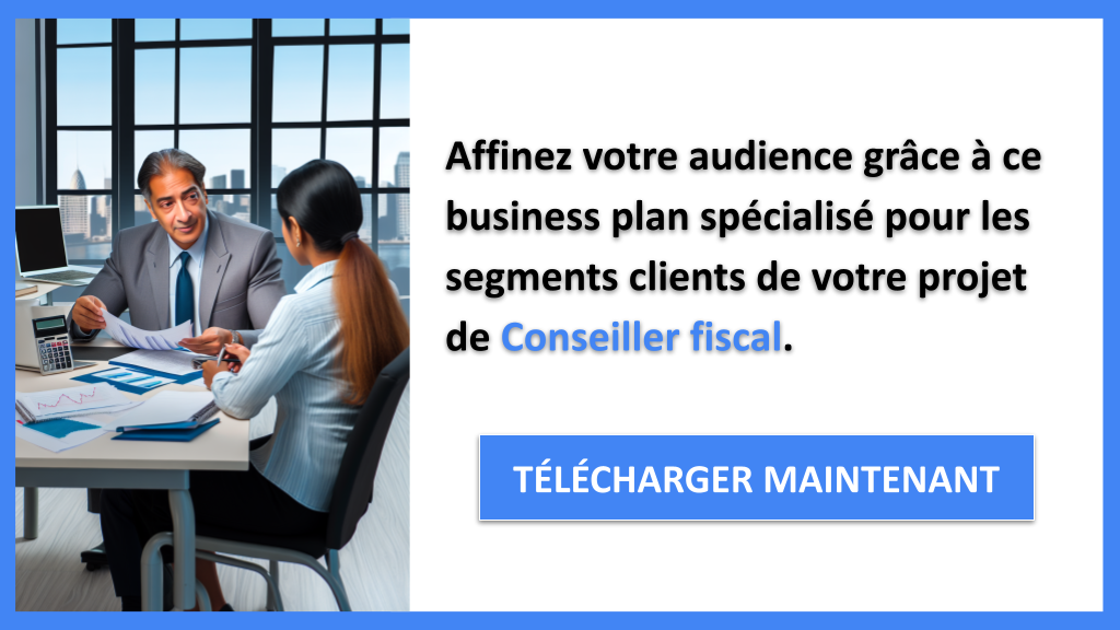 Exemple Business Plan pour Conseiller fiscal - Segments Clients Conseiller fiscal- CTA2