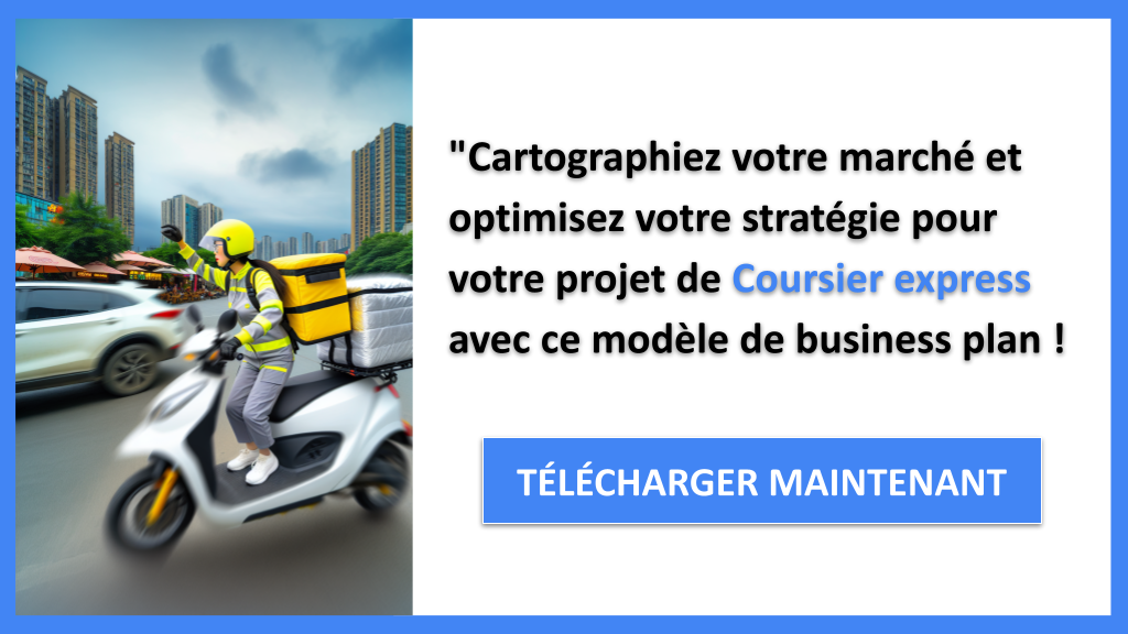 Exemple Business Plan pour Coursier express - Segments Clients Coursier express- CTA3