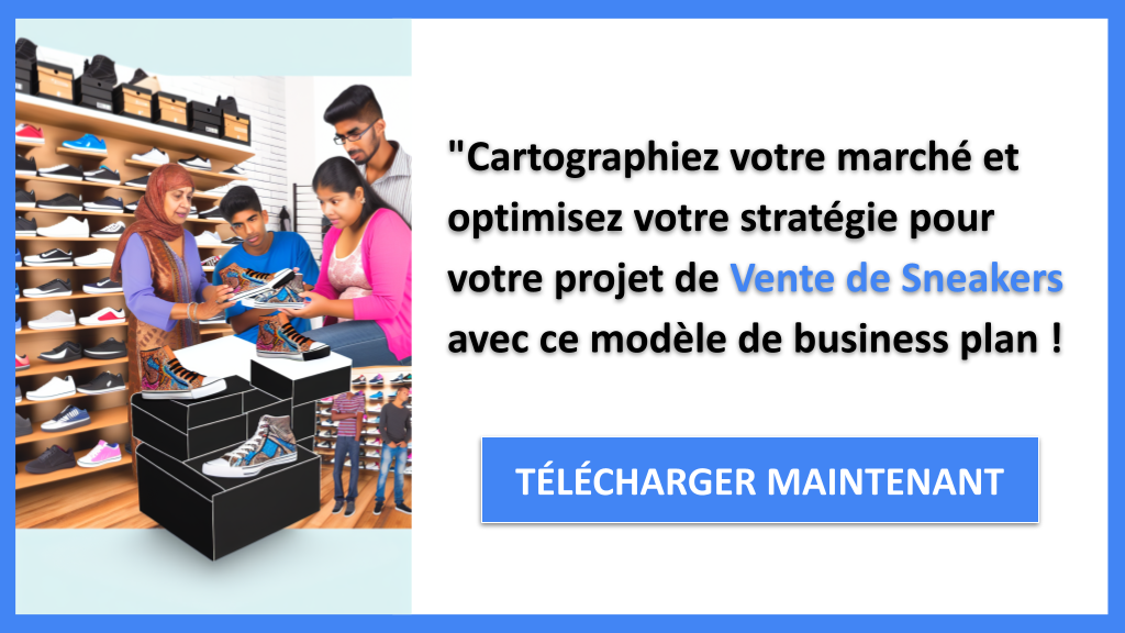 Exemple Business Plan pour Vente de Sneakers - Segments Clients Vente de Sneakers- CTA3