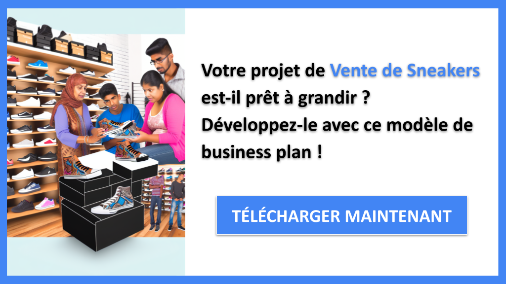 Exemple Business Plan pour Vente de Sneakers - Stratégies de Croissance Vente de Sneakers- CTA1