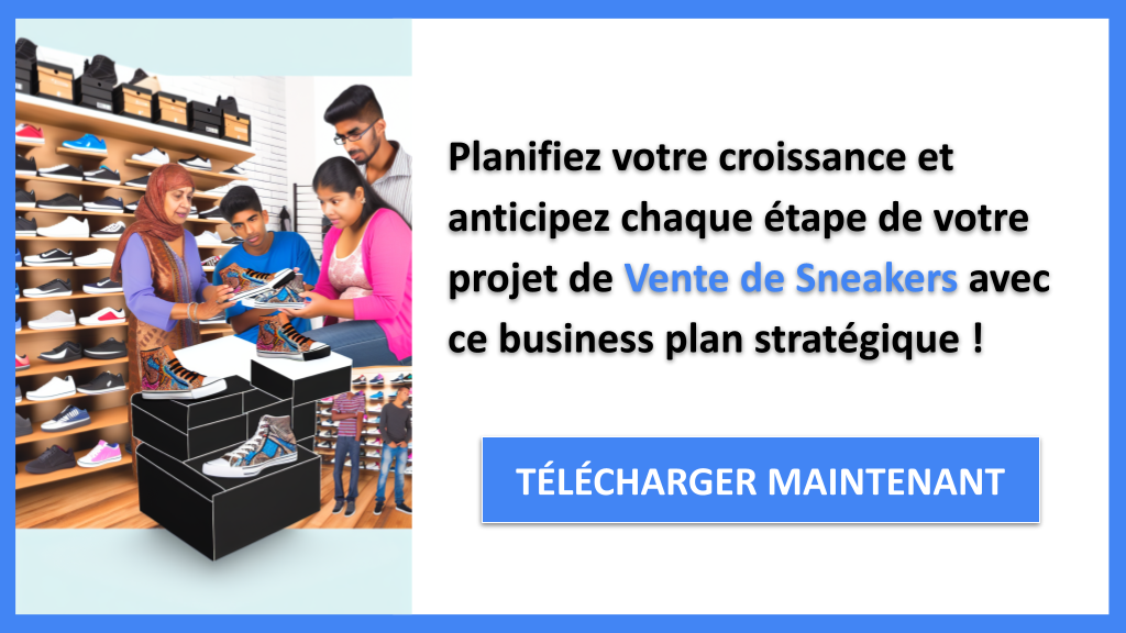 Exemple Business Plan pour Vente de Sneakers - Stratégies de Croissance Vente de Sneakers- CTA3