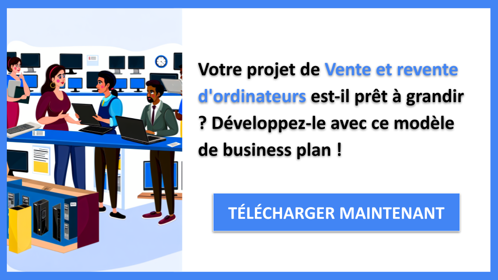 Exemple Business Plan pour Vente et revente d'ordinateurs - Stratégies de Croissance Vente et revente d'ordinateurs- CTA1