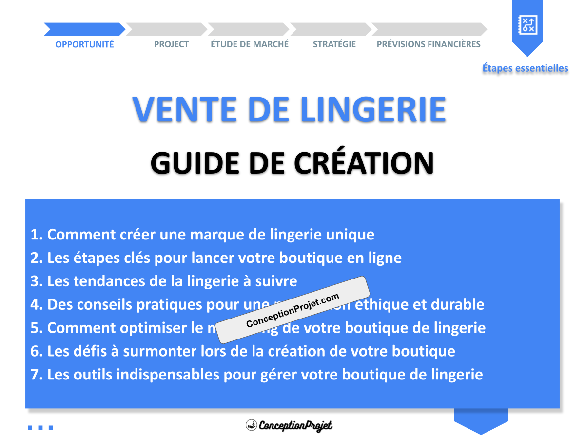 Démarrer une Boutique de Lingerie : Guide de Création rapide Démarrer une Boutique de Lingerie : Guide de Création rapide