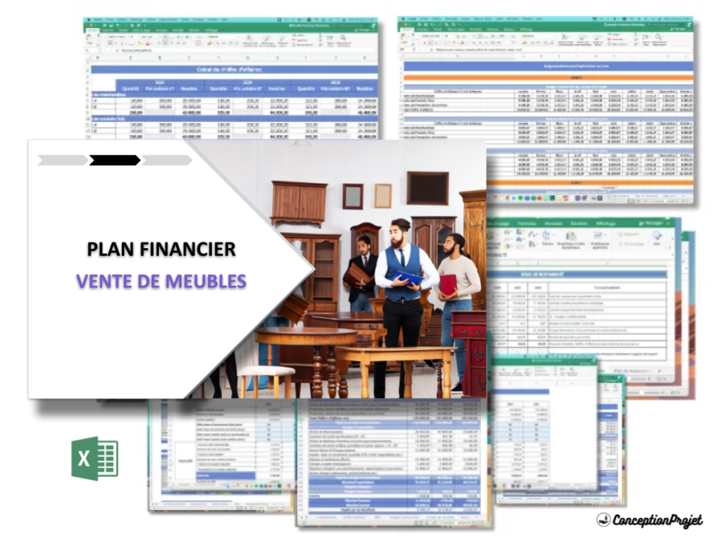 Vente de Meubles Plan financier Exemple Cover
