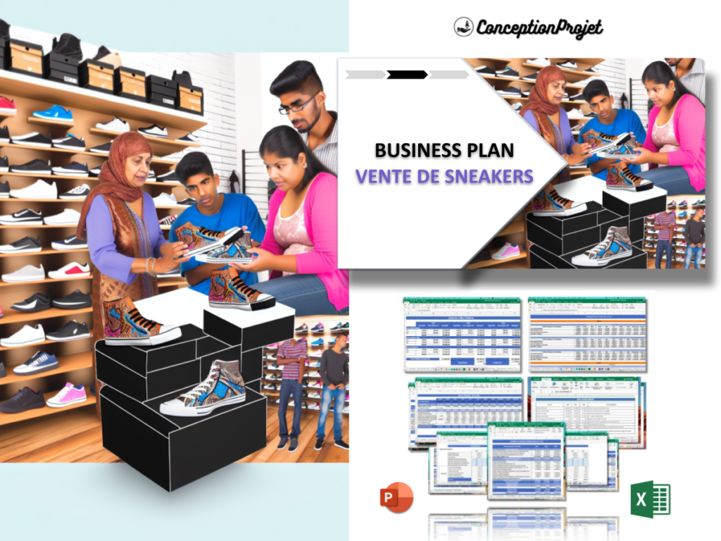 Vente de Sneakers Business Plan Exemple Cover