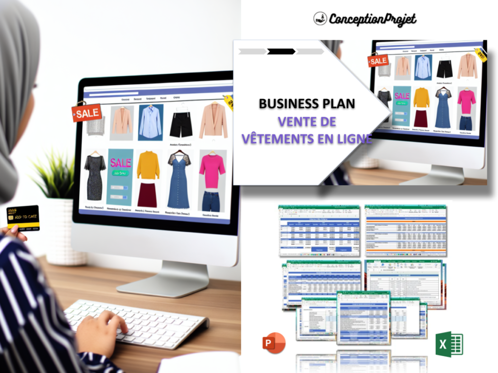 Vente de Vetements en Ligne Business Plan Exemple Cover