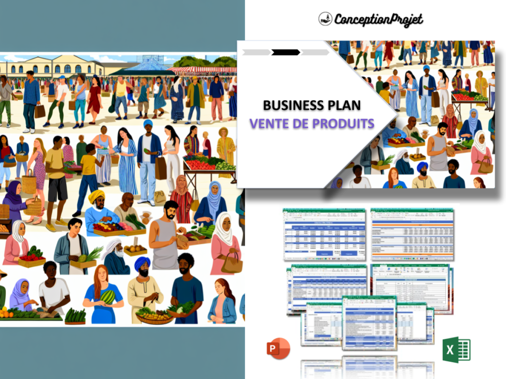 Vente de produits Business Plan Exemple Cover