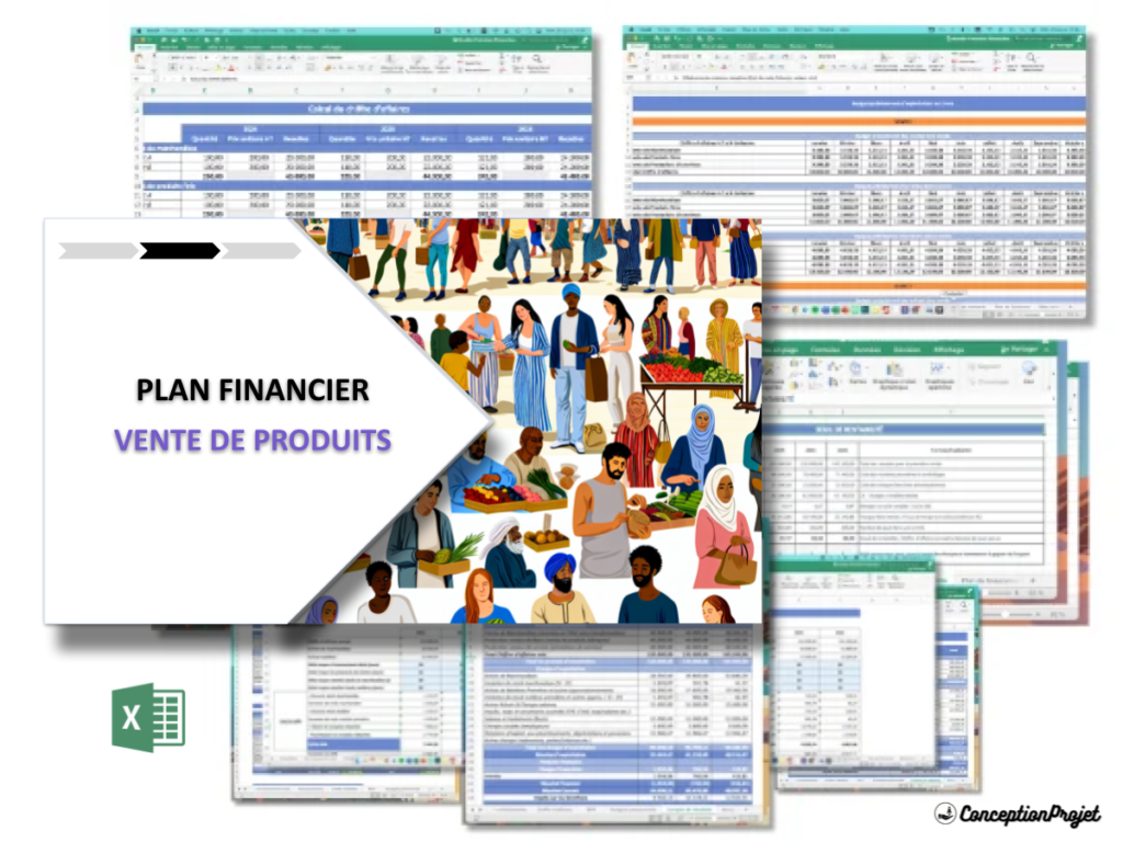 Vente de produits Plan financier Exemple Cover