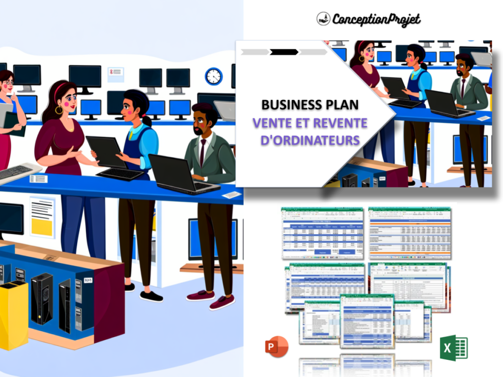 Vente et revente d ordinateurs Business Plan Exemple Cover